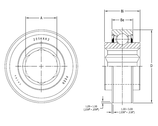 Подшипник PEER 205KRR2