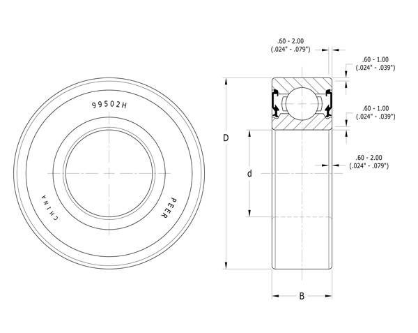 Подшипник PEER 99502H