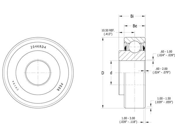 Подшипник PEER 204KRD4