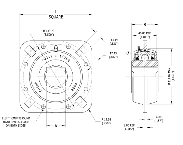 PEER FD211-1.1/2SQ